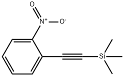 Silane, trimethyl[(2-nitrophenyl)ethynyl]- Struktur