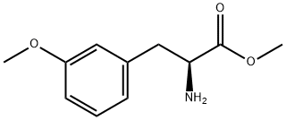 3-Methoxy-L-phenylalanine methyl ester Struktur