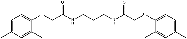 N,N'-1,3-propanediylbis[2-(2,4-dimethylphenoxy)acetamide] Struktur