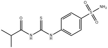 N-({[4-(aminosulfonyl)phenyl]amino}carbonothioyl)-2-methylpropanamide Struktur