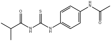 N-({[4-(acetylamino)phenyl]amino}carbonothioyl)-2-methylpropanamide Struktur