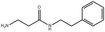 3-Amino-N-phenethyl-propionamide Struktur