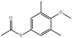 S-(4-METHOXY-3,5-DIMETHYLPHENYL) ETHANETHIOATE Struktur