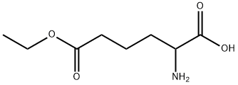 RS-2-Aminoadipic acid 6-ethyl ester Struktur