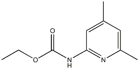 Ethyl N-(4,6-dimethylpyridin-2-yl)carbamate Struktur