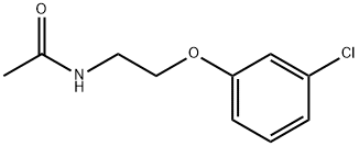 N-[2-(3-Chloro-phenoxy)-ethyl]-acetamide Struktur