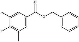 benzyl 4-iodo-3,5-dimethylbenzoate Struktur