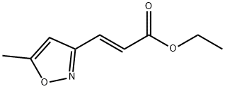 3-[5-METHYLISOXAZOL-3-YL]ACRYLIC ACID ETHYL ESTER Struktur