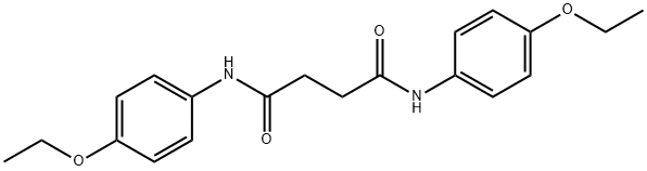 N,N'-bis(4-ethoxyphenyl)succinamide Struktur