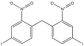 Benzene,1,1'-methylenebis[4-iodo-2-nitro- Struktur