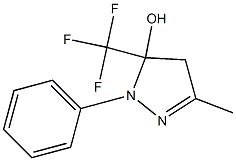 5-methyl-2-phenyl-3-(trifluoromethyl)-4H-pyrazol-3-ol