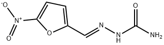 [(E)-(5-nitrofuran-2-yl)methylideneamino]urea Struktur