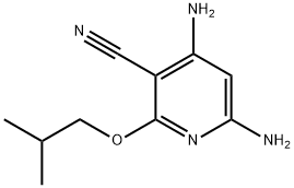 4,6-Diamino-2-isobutoxy-nicotinonitrile Struktur