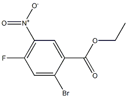 ethyl 2-bromo-4-fluoro-5-nitrobenzoate Struktur