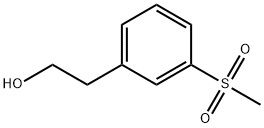 2-(3-(methylsulfonyl)phenyl)ethanol Struktur