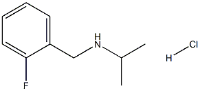 [(2-fluorophenyl)methyl](propan-2-yl)amine hydrochloride Struktur