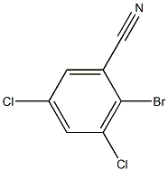 2-bromo-3,5-dichlorobenzonitrile Struktur