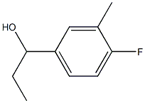 1-(4-fluoro-3-methylphenyl)propan-1-ol Struktur