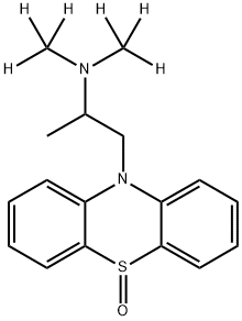 1-(5-oxophenothiazin-10-yl)-N,N-bis(trideuteriomethyl)propan-2-amine Struktur