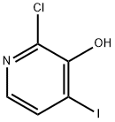 2-クロロ-4-ヨードピリジン-3-オール 化學(xué)構(gòu)造式
