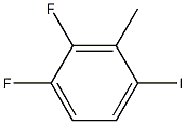 1,2-difluoro-4-iodo-3-methylbenzene Struktur