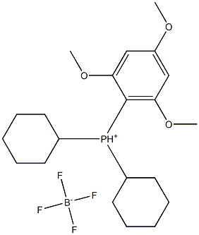 [2,4,6-Trimethoxyphenyl]dicyclohexylphosphonium tetrafluoroborate Struktur