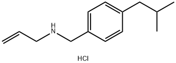 {[4-(2-methylpropyl)phenyl]methyl}(prop-2-en-1-yl)amine hydrochloride Struktur