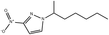 1-(heptan-2-yl)-3-nitro-1H-pyrazole Struktur