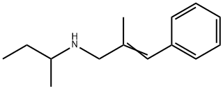 (butan-2-yl)[(2E)-2-methyl-3-phenylprop-2-en-1-yl]amine Struktur