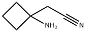 2-(1-AMINOCYCLOBUTYL)ACETONITRILE Struktur