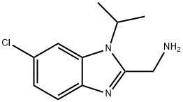 [(6-chloro-1-isopropyl-1H-benzimidazol-2-yl)methyl]amine dihydrochloride Struktur