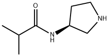 (S)-N-(pyrrolidin-3-yl)isobutyramide Struktur