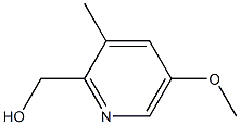 (5-Methoxy-3-methylpyridin-2-yl)methanol Struktur