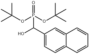 (Hydroxy-2-naphthalenylmethyl)phosphonic Acid Bis(1,1-Dimethylethyl) Ester Struktur