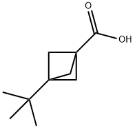 Bicyclo[1.1.1]pentane-1-carboxylic acid, 3-(1,1-dimethylethyl)- Struktur