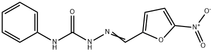 5-nitro-2-furaldehyde N-phenylsemicarbazone Struktur