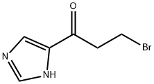 3-BROMO-1-(1H-IMIDAZOL-5-YL)PROPAN-1-ONE Struktur