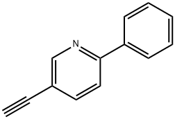 5-ethynyl-2-phenylpyridine Struktur