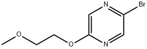 2-Bromo-5-(2-methoxyethoxy)pyrazine Struktur