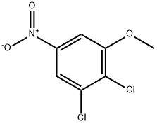 1,2-Dichloro-3-methoxy-5-nitro-benzene Struktur