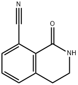 8-Cyano-3,4-dihydro-2H-isoquinolin-1-one Struktur