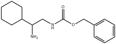 benzyl N-(2-amino-2-cyclohexylethyl)carbamate Struktur