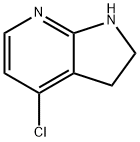 4-Chloro-1H,2H,3H-pyrrolo[2,3-b]pyridine hydrochloride Struktur