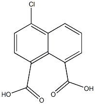 4-chloronaphthalene-1,8-dicarboxylic acid Struktur