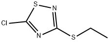 1,2,4-Thiadiazole, 5-chloro-3-(ethylthio)- Struktur