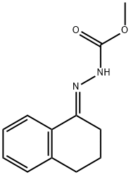 methyl 2-(3,4-dihydro-1(2H)-naphthalenylidene)hydrazinecarboxylate Struktur