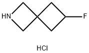 6-FLUORO-2-AZASPIRO[3.3]HEPTANE HCL Struktur