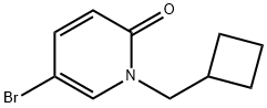 5-Bromo-1-(cyclobutylmethyl)pyridin-2(1H)-one Struktur