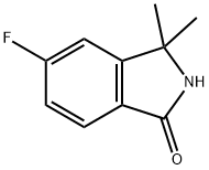 5-氟-3,3-二甲基異吲哚-1-酮, 1440519-91-4, 結(jié)構(gòu)式