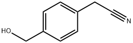 Benzeneacetonitrile, 4-(hydroxymethyl)- Struktur